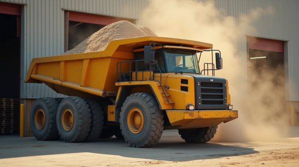 Louer un camion benne pour transporter vos matériaux facilement