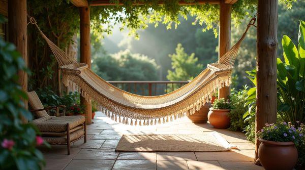 Transformez votre espace extérieur avec un hamac sur pied