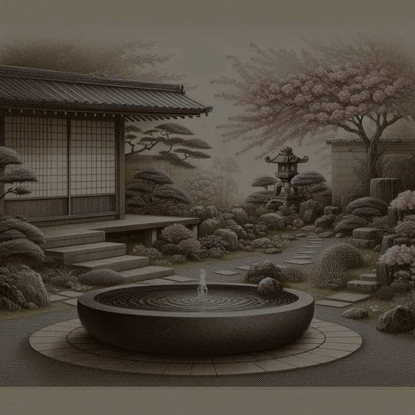 Comment intégrer un bassin d'eau paisible dans un jardin de style japonais ?