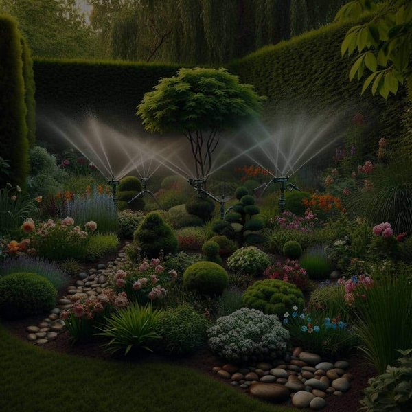 Comment intégrer un système d'arrosage automatique dissimulé dans un jardin paysager ?