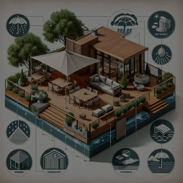 Quelle est la manière la plus efficace de protéger une terrasse en bois contre les éléments ?