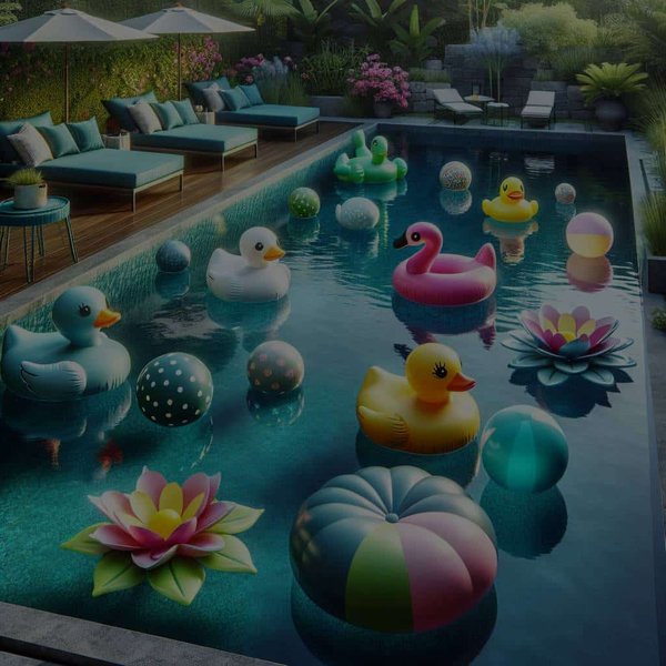 Comment utiliser des éléments décoratifs flottants pour personnaliser l'apparence de votre piscine ?