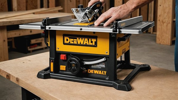 Scie sur table compacte dewalt dwe7485 : profitez de 41% de remise