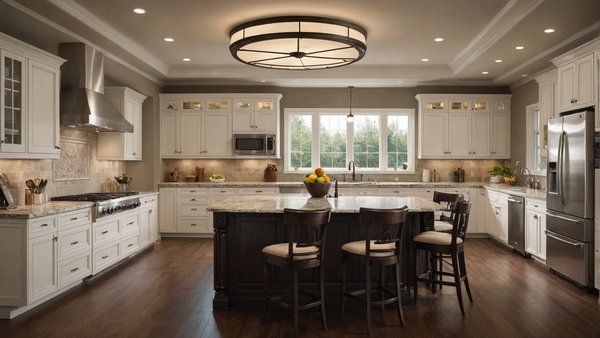 Découvrez les parfaits plafonniers pour cuisine élégante